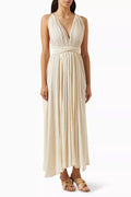 Hera Maxi Dress in Cotton-gauze