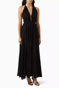 Hera Maxi Dress in Cotton-gauze