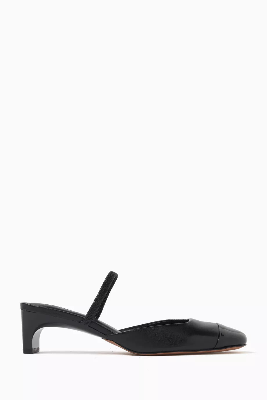 Bertie 50 Mules in Metallic Leather