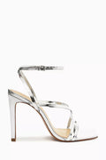 Bari 110 Sandals in Metallic Leather