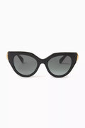 Cat-eye Sunglasses in Recycled Acetate
