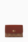 Mini Tri-fold Signature Wallet in Coated-canvas