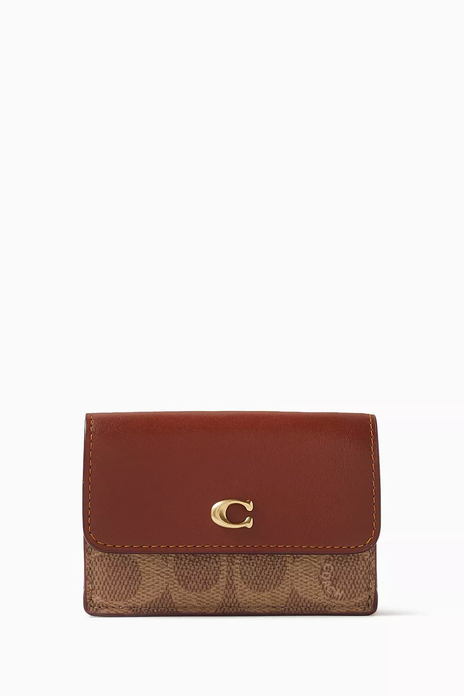 Mini Tri-fold Signature Wallet in Coated-canvas