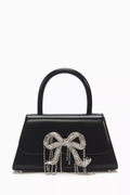 Mini Bow Bag in Glossy Leather