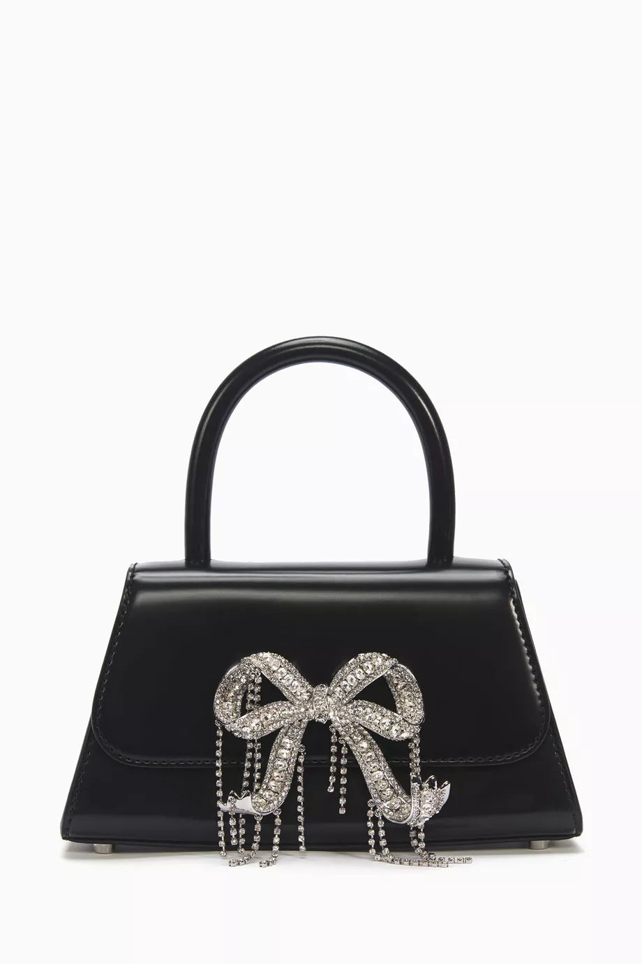 Mini Bow Bag in Glossy Leather