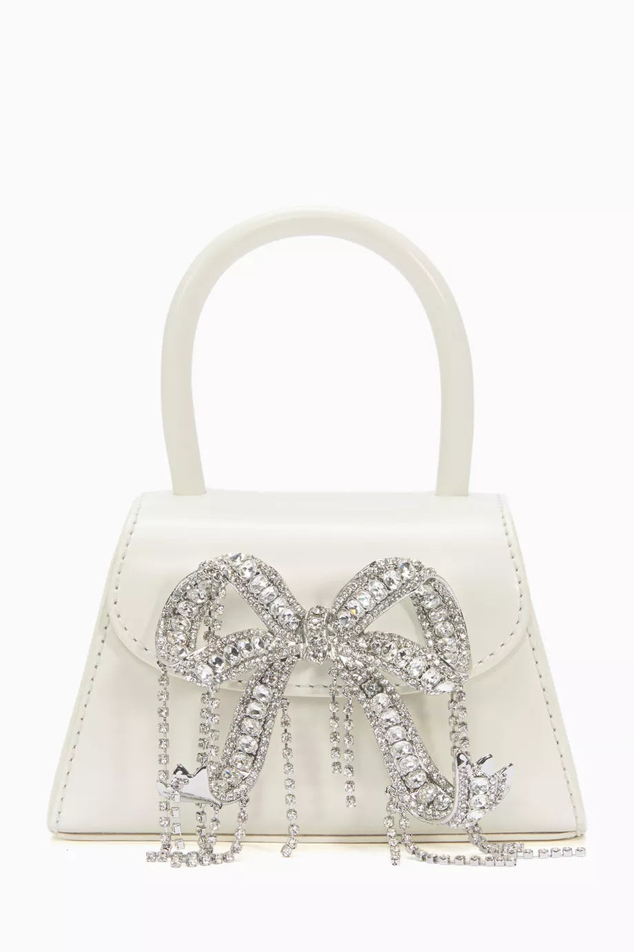 Micro Bow Bag in Leather