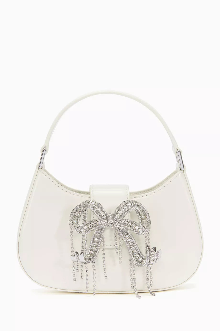 Crescent Bag in Glossy Leather