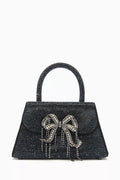 Mini Bow Bag in Hotfix Rhinestone