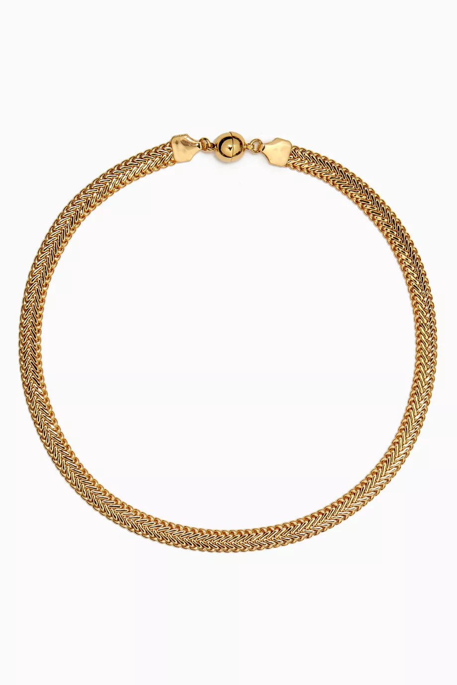 Domenico Chain Necklace in Gold-plated Brass
