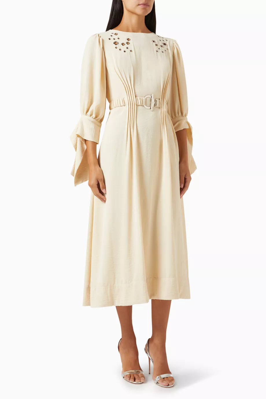 Embellished Midi Dress