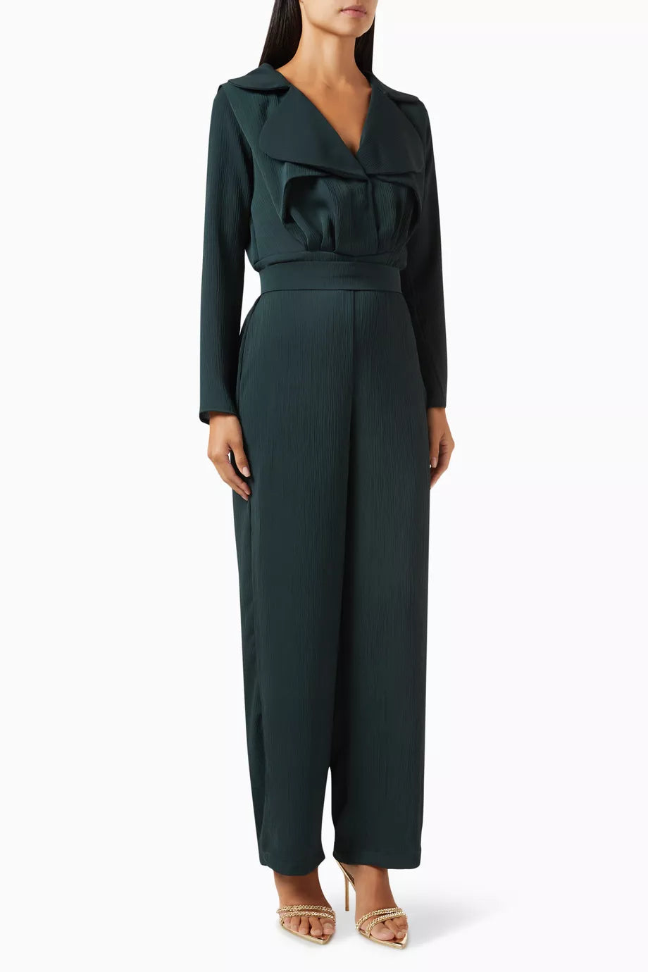 Fitted Waist Jumpsuit