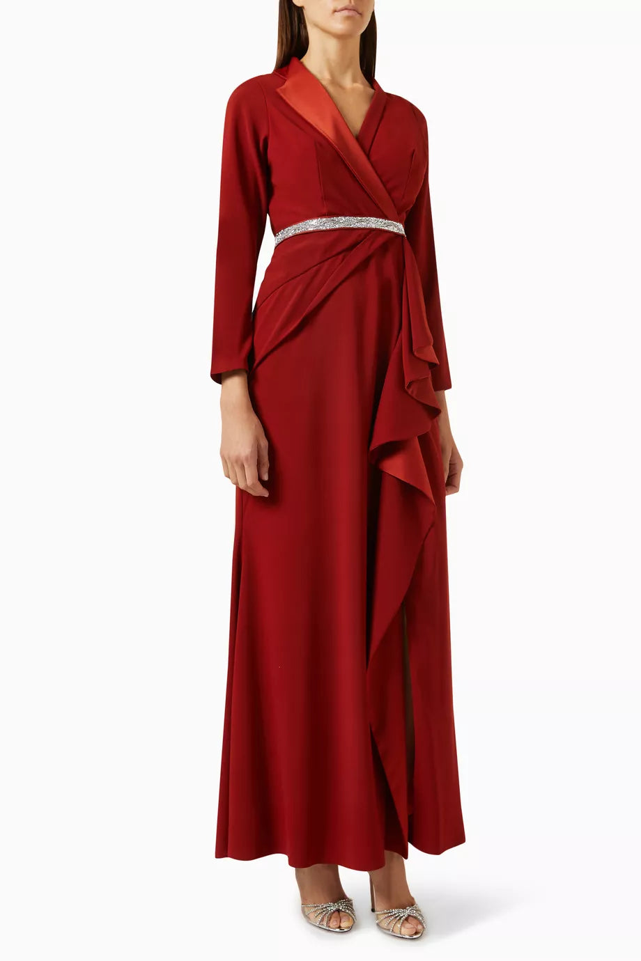 Crystal-embellished Maxi Dress