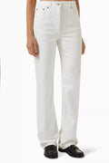Five Pocket Denim Jeans in Cotton