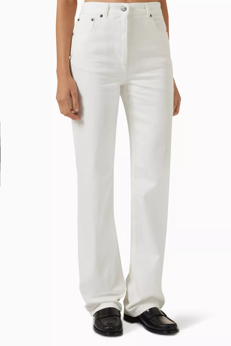 Five Pocket Denim Jeans in Cotton