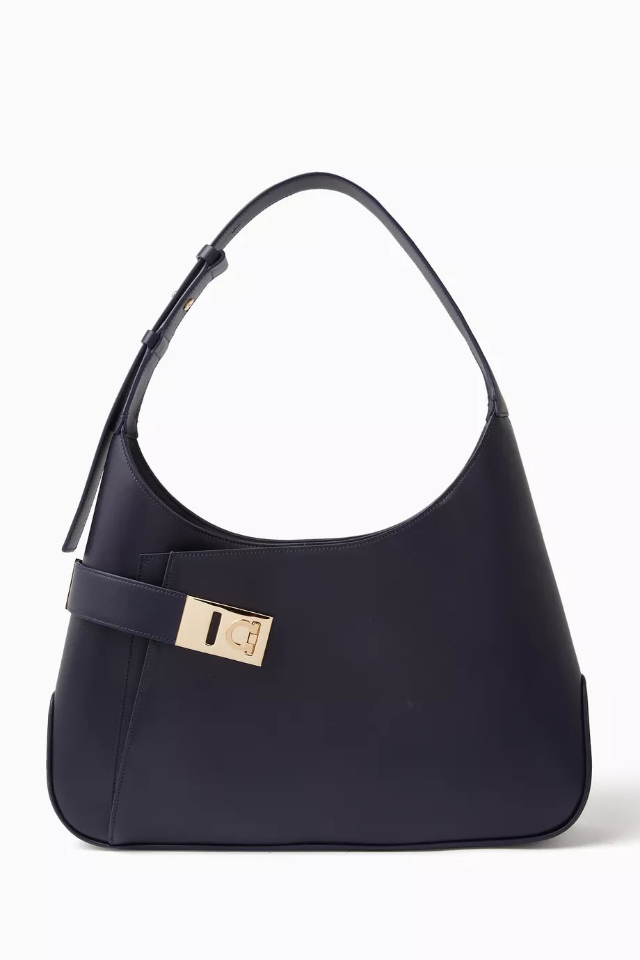 Large Hobo Shoulder Bag in Leather