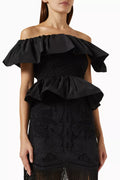 Diana Off-shoulder Top in Taffeta