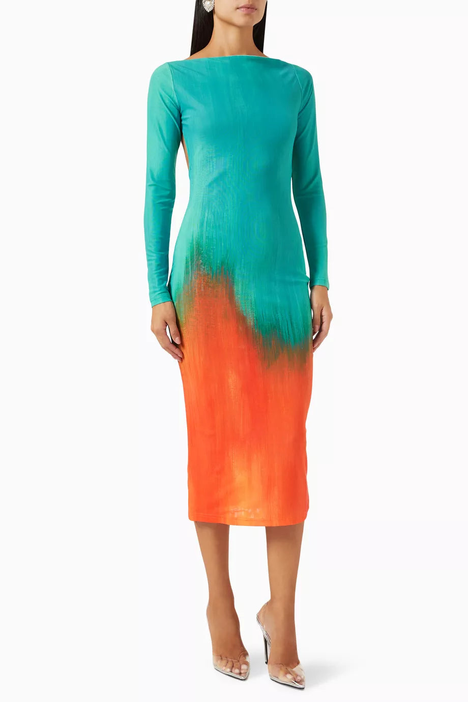 Alamea Open-back Midi Dress