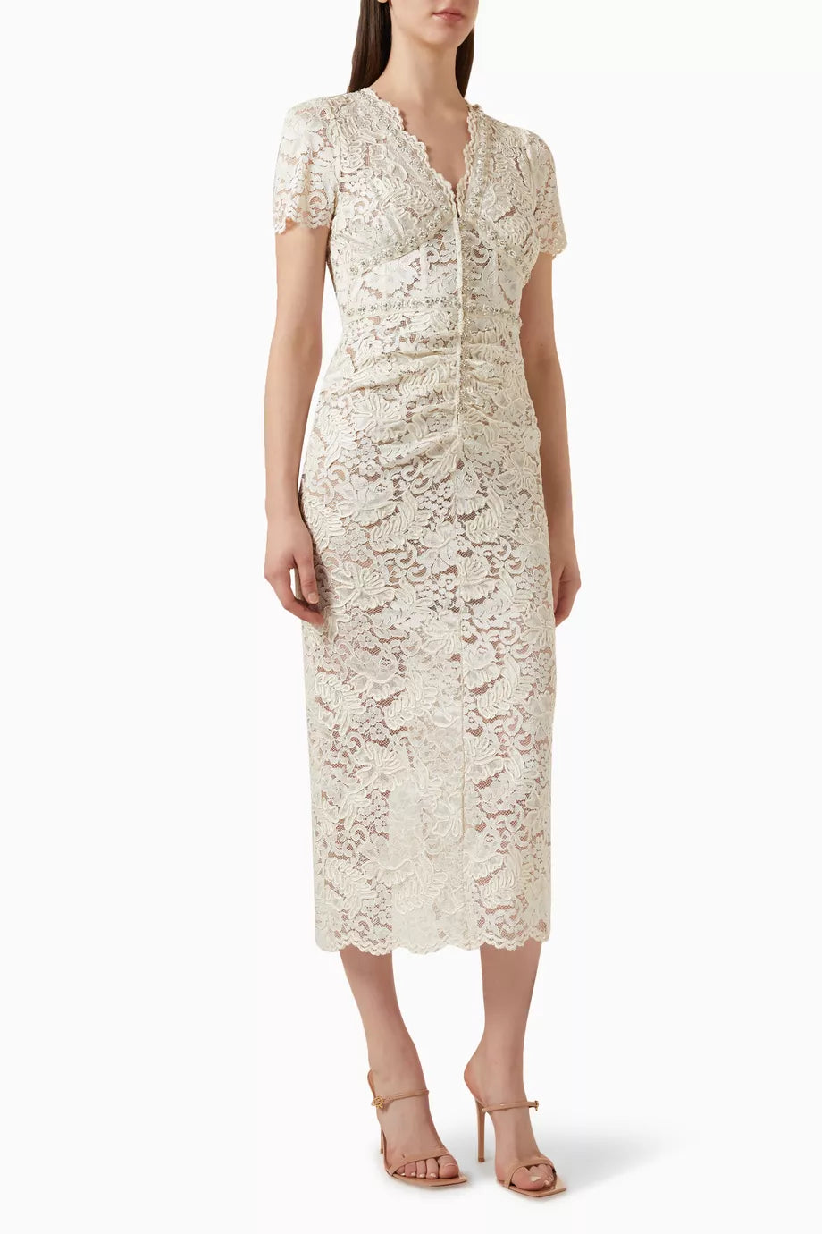Midi Dress in Lace