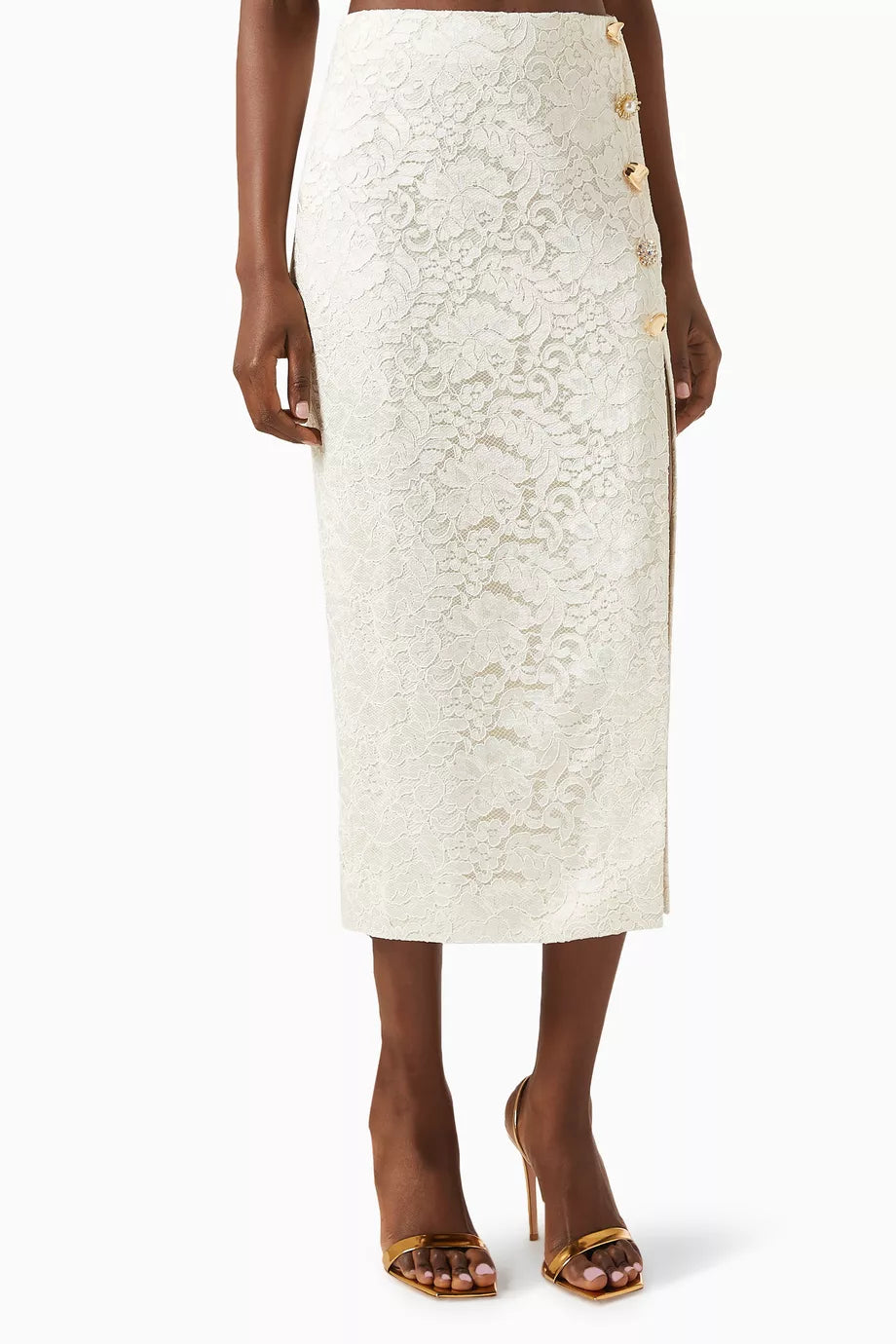 Midi Skirt in Lace
