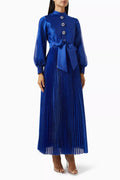 Latina Pleated Maxi Dress