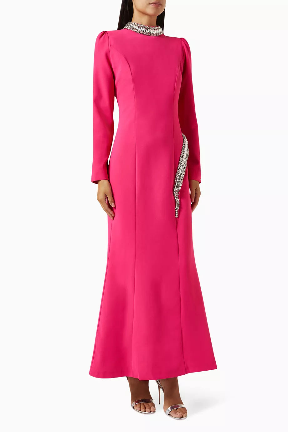 Adel Crystal-trim Maxi Dress