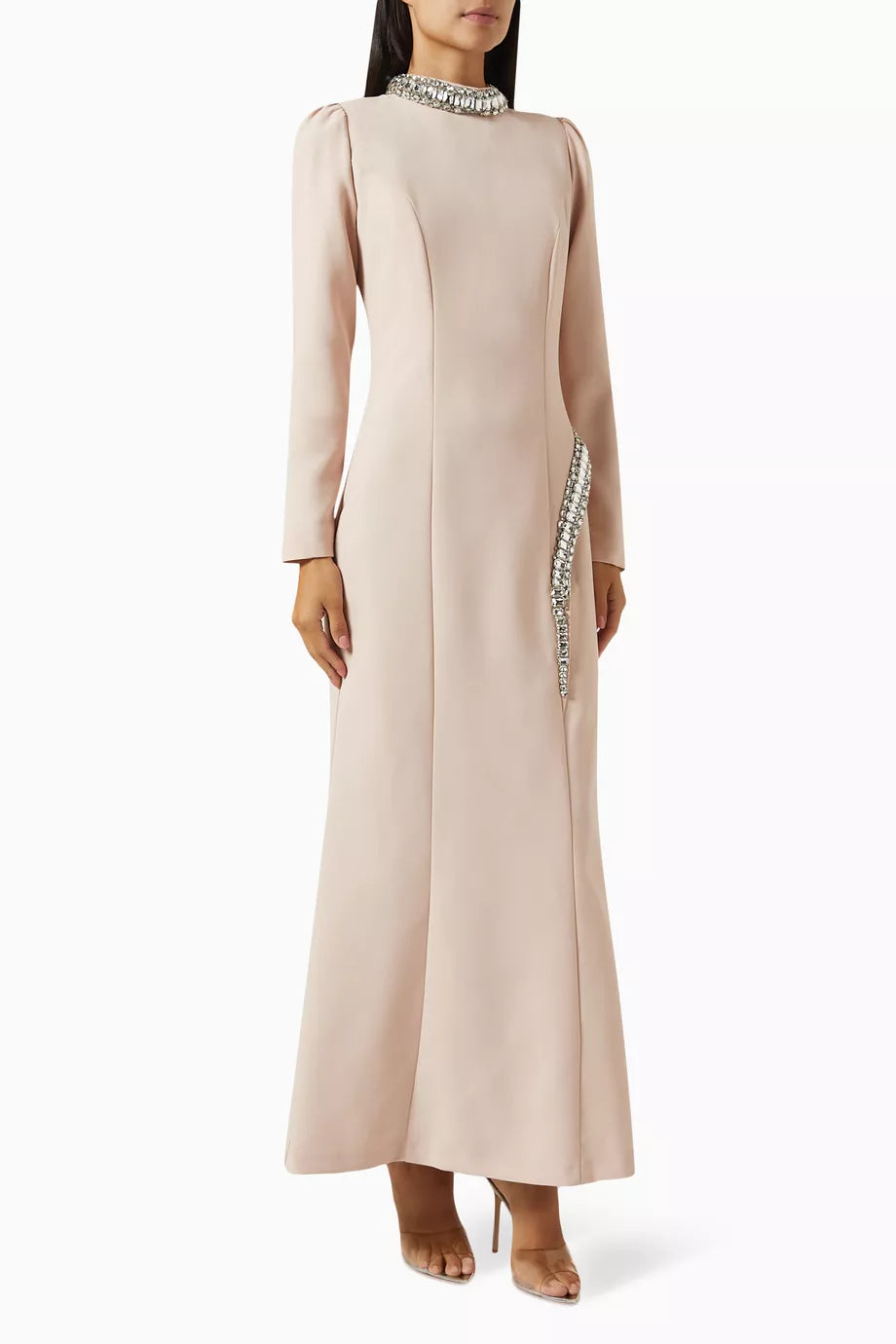 Adel Crystal-trim Maxi Dress
