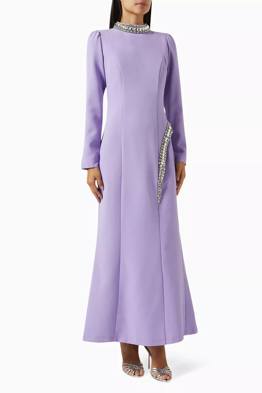 Adel Crystal-trim Maxi Dress