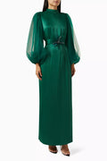 Elenora Belted Maxi Dress