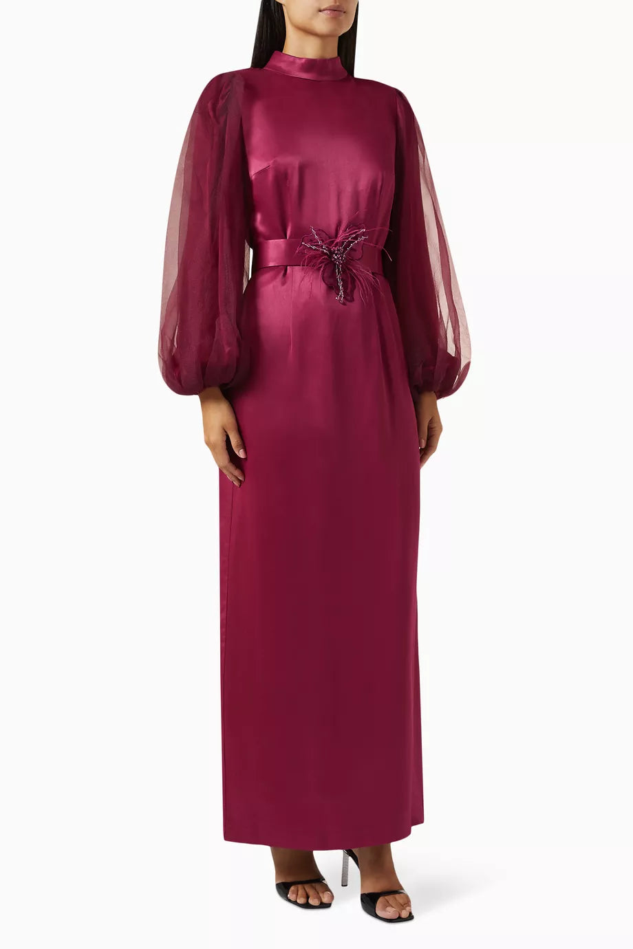Elenora Belted Maxi Dress