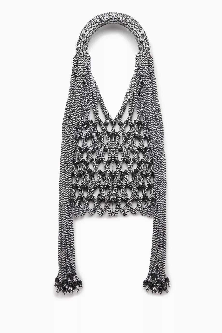 Mini Malala Beaded Bag in Cotton Yarn