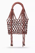 Mini Malala Beaded Bag in Cotton Yarn