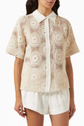 Atacama Crochet Shirt in Cotton