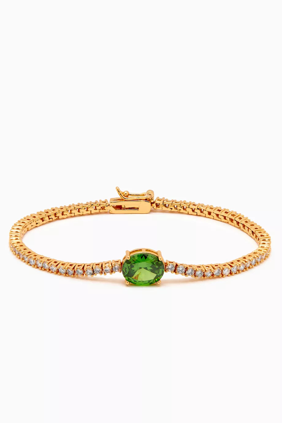 Emerald City Bracelet in Gold-plated Brass