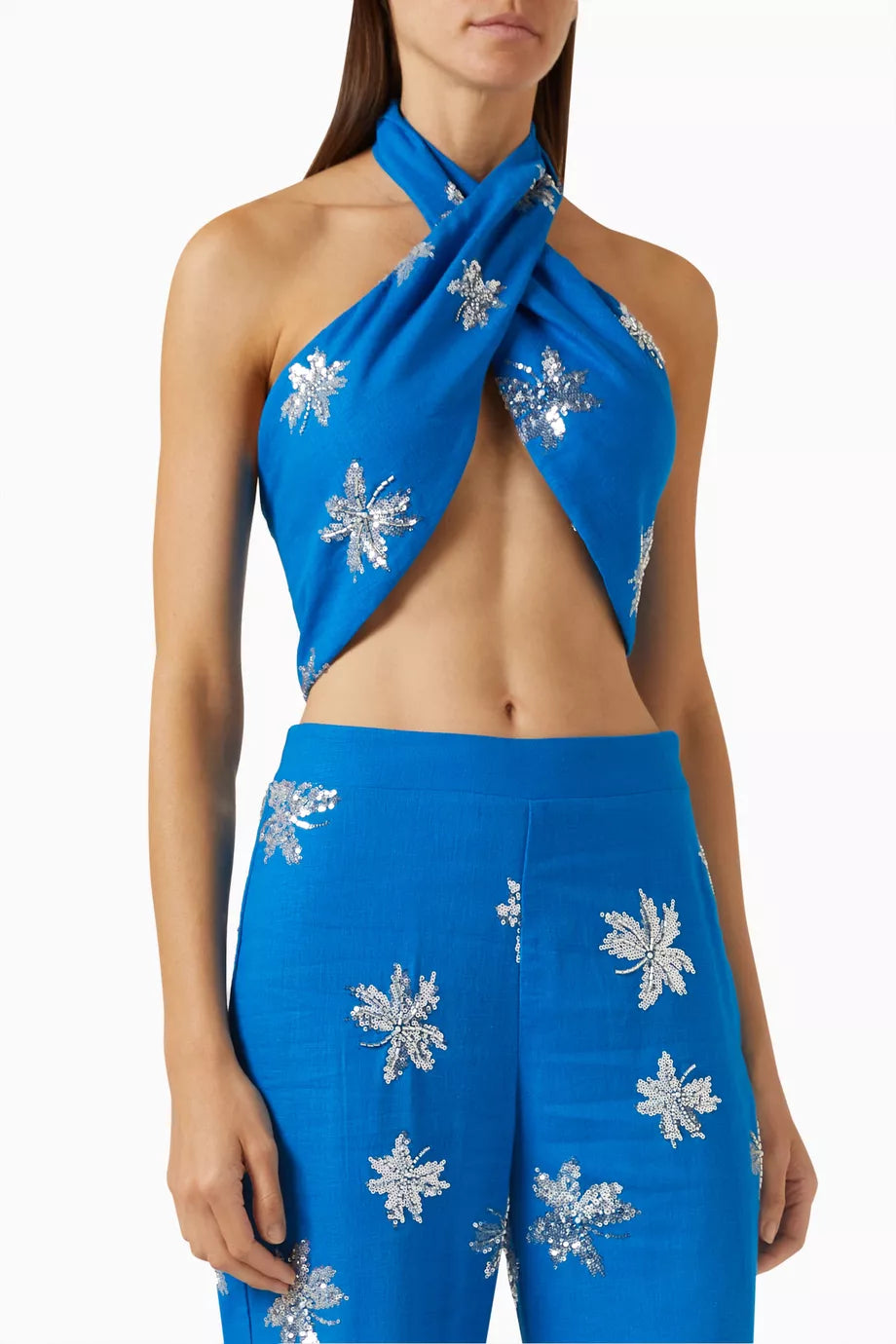 Ari Embellished Top in Tulle