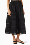 Camila Buttoned Midi Skirt