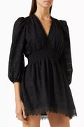 Mar de Plata Mini Dress in Cotton-blend