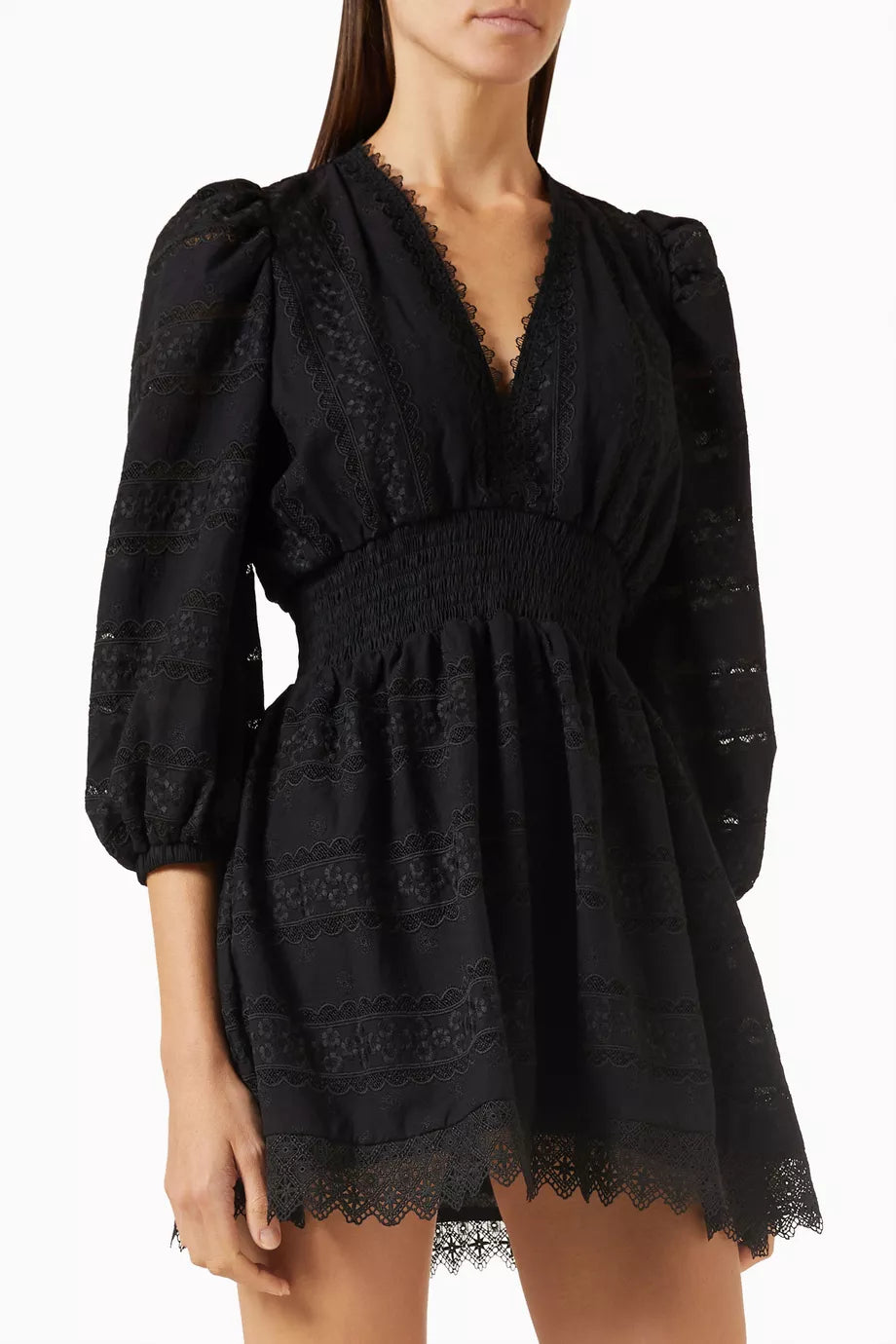 Mar de Plata Mini Dress in Cotton-blend