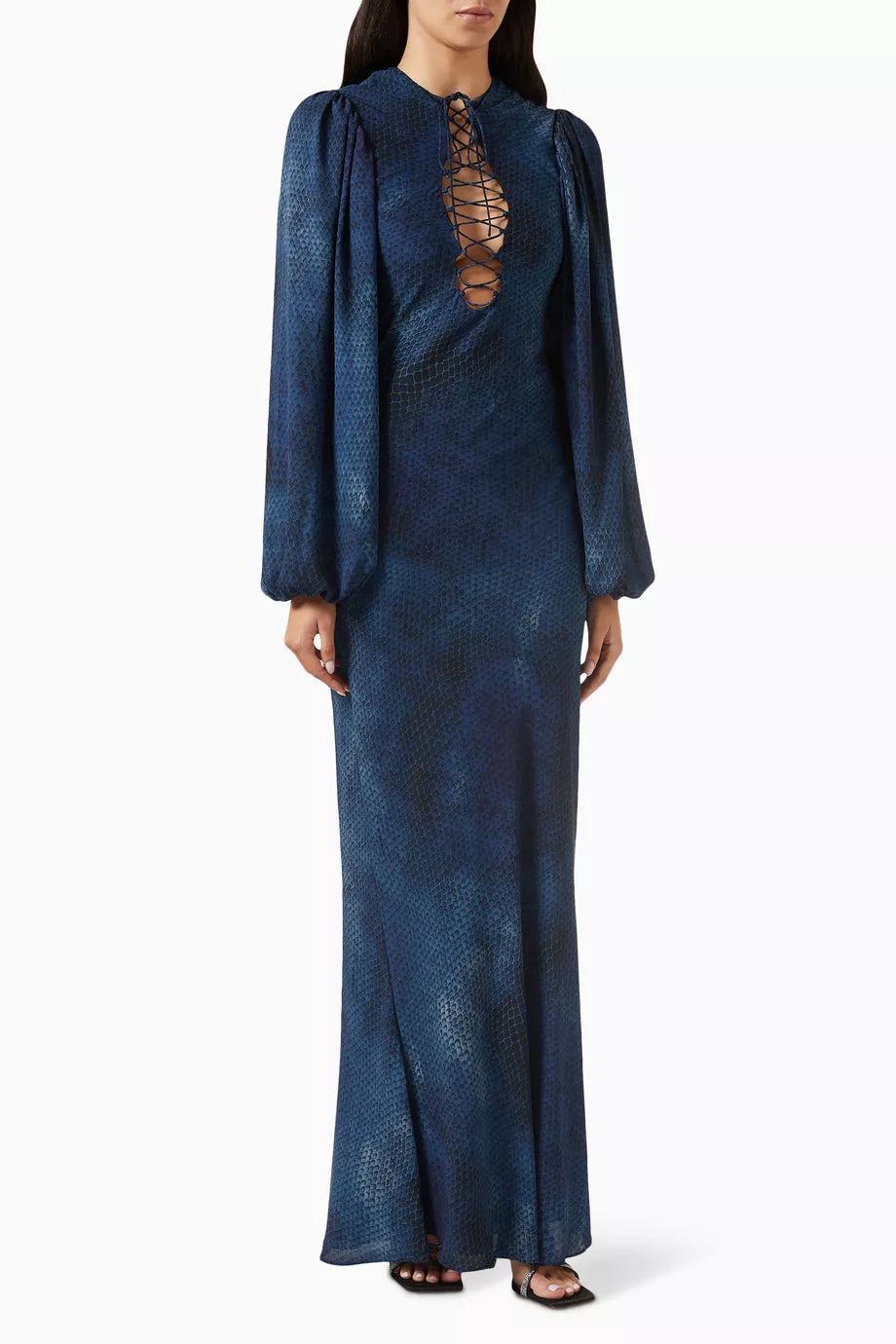 Indochine Maxi Dress in Chiffon