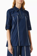 A-line Shirt in Terry-rayon