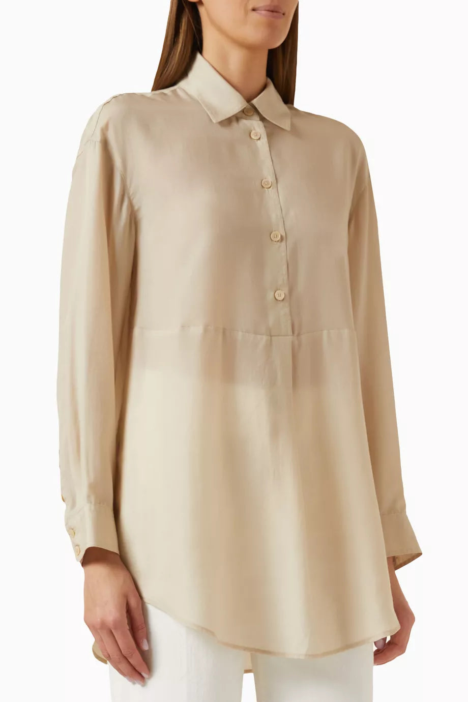 Long-sleeved Shirt in Lyocell
