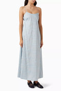 Maxi Dress in Linen-blend