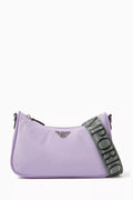 Medium Baguette Crossbody Bag in Nylon