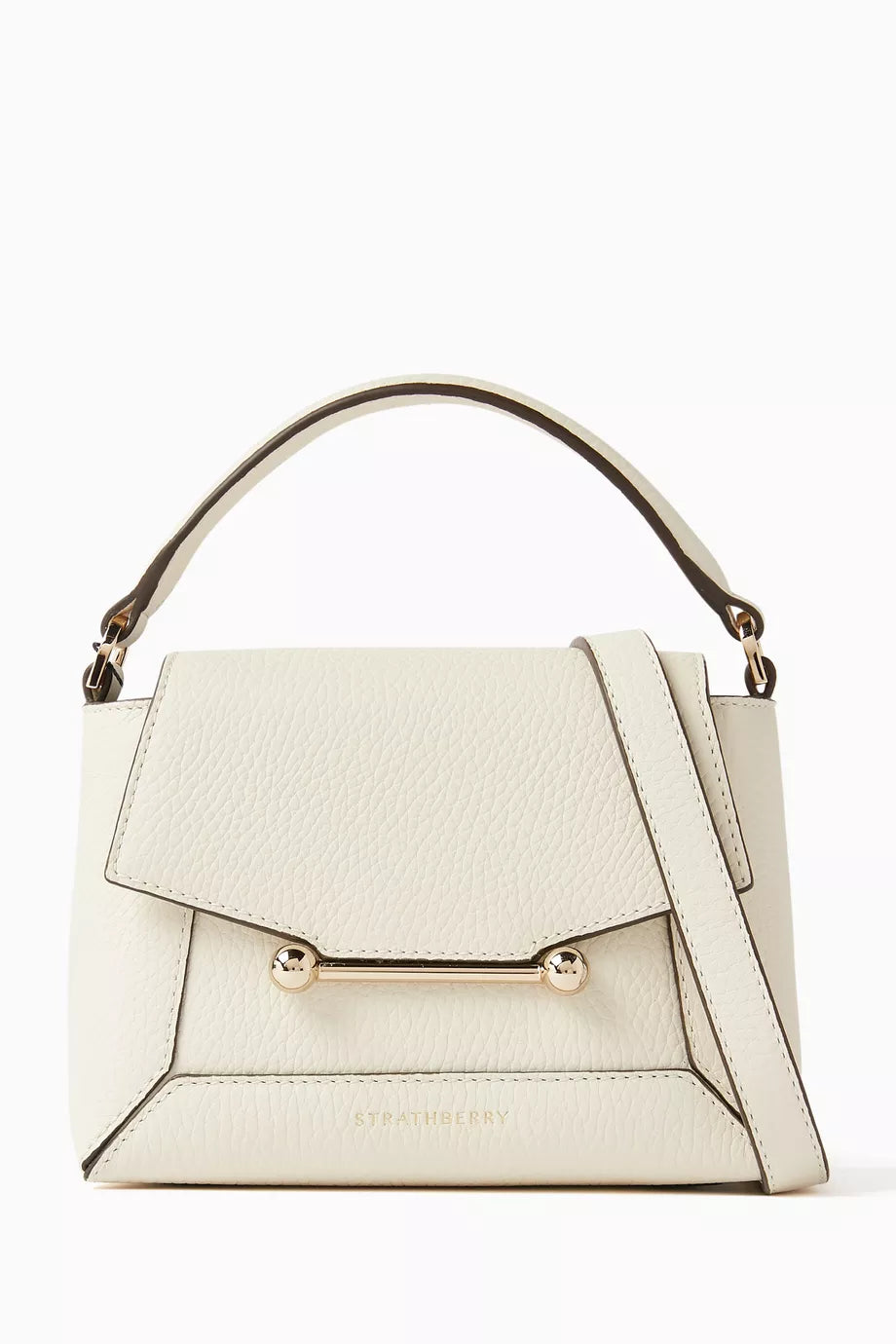 Mini Mosaic Top-handle Bag in Leather