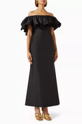 Doux Galets Dress in Taffeta