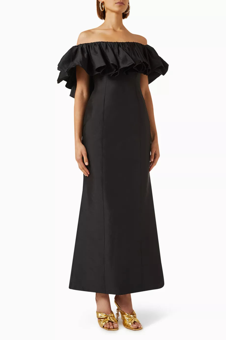 Doux Galets Dress in Taffeta