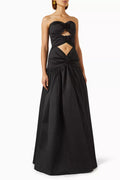 Belle Du Nuit Dress in Silk-taffeta