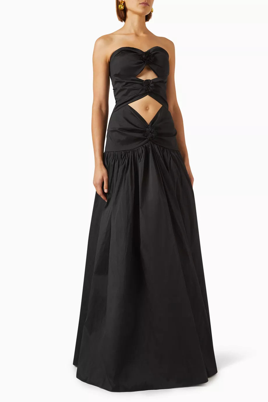 Belle Du Nuit Dress in Silk-taffeta