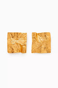 Mini Sierra Stud Earrings in 22kt Gold-plated Bronze
