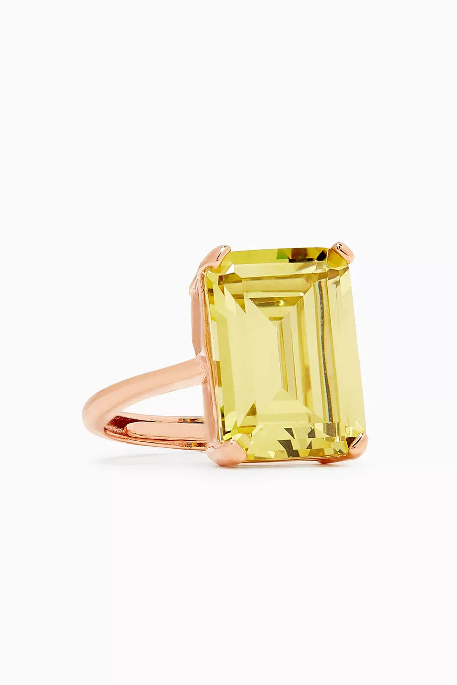 Emerald Cut Solitaire Ring