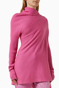 Draped Sweater in Merino Wool